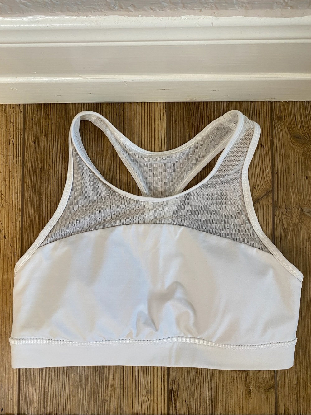 Lululemon White Sports Bra Size 6